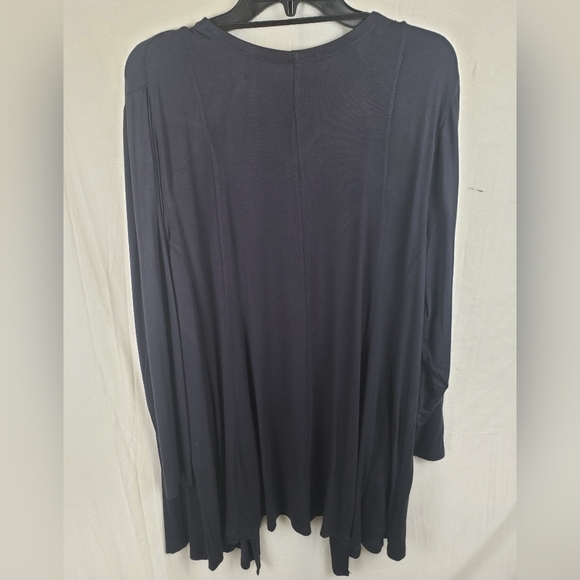 Lane Bryant Navy Long Sleeve Cardigan Sz 18-20 - Picture 3 of 11